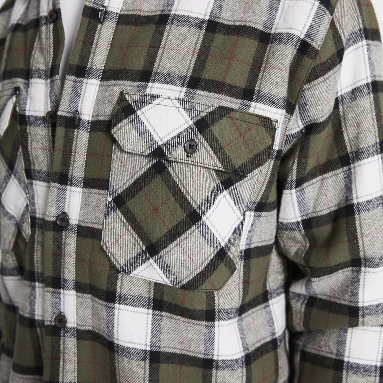Fodrad flanellskjorta  "Rutvik Flanell"
